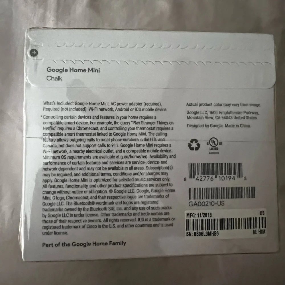 Google Home Mini